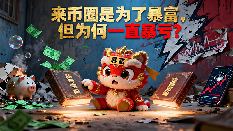 来币圈是为了暴富，但为何一直暴亏？给你防亏宝典和稳赚策略插图